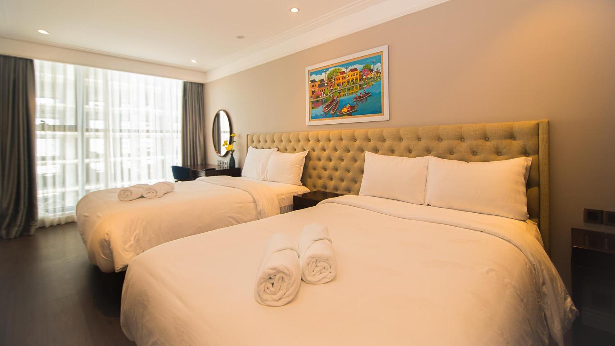Luxury Apt Opposite Mykhe Beach 다낭 외부 사진
