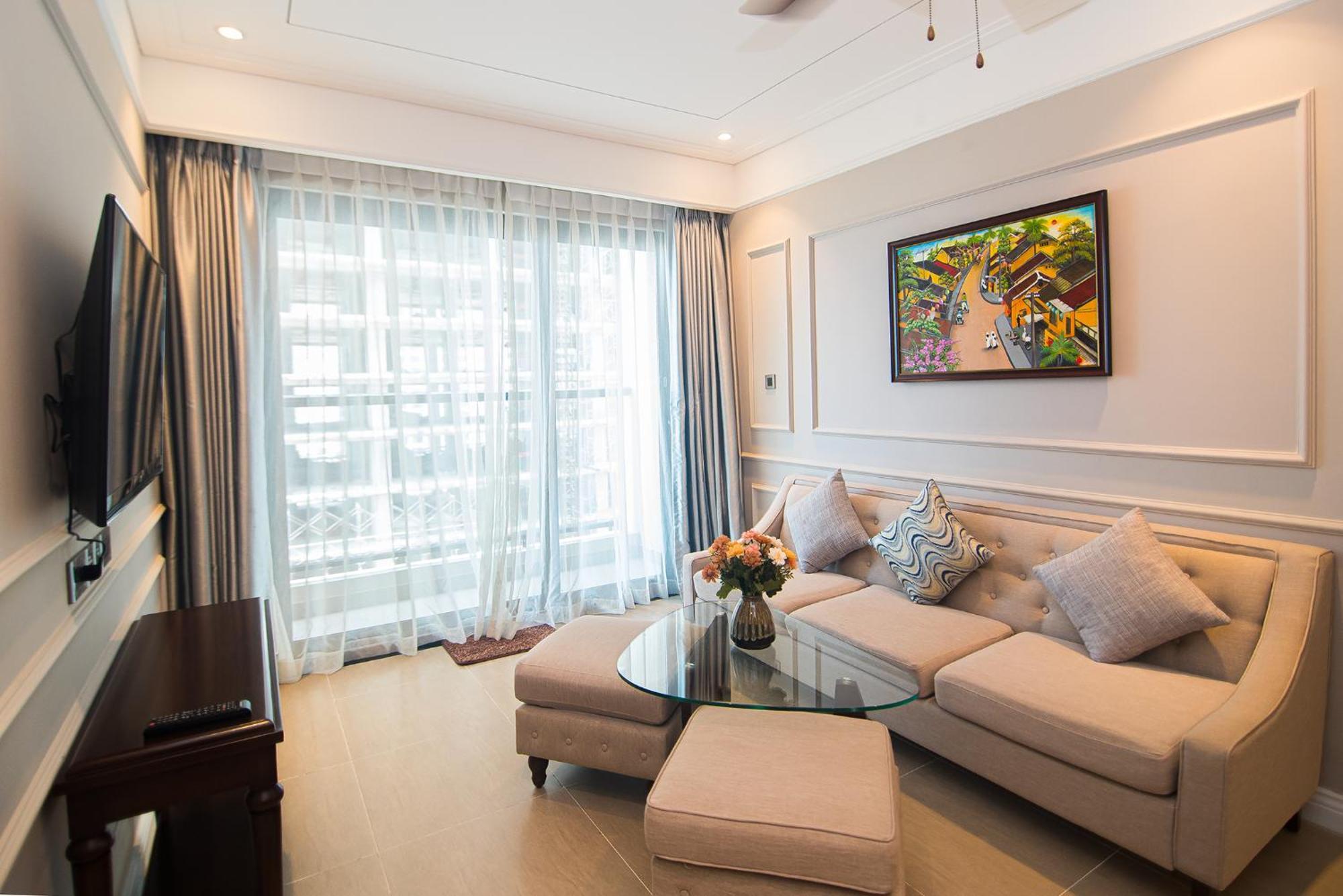 Luxury Apt Opposite Mykhe Beach 다낭 외부 사진